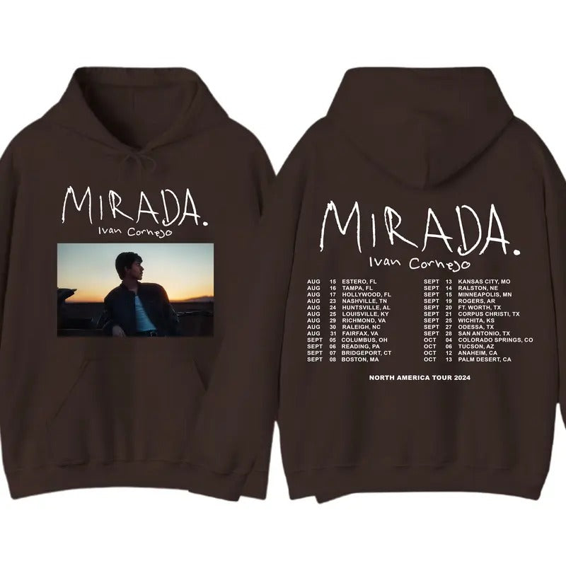 Mirada Tour 2024 Hoodie, Ivan Cornejo Mirada Pullover Hoodie, Mirada 2024 Tour Merch, Gift for Fan