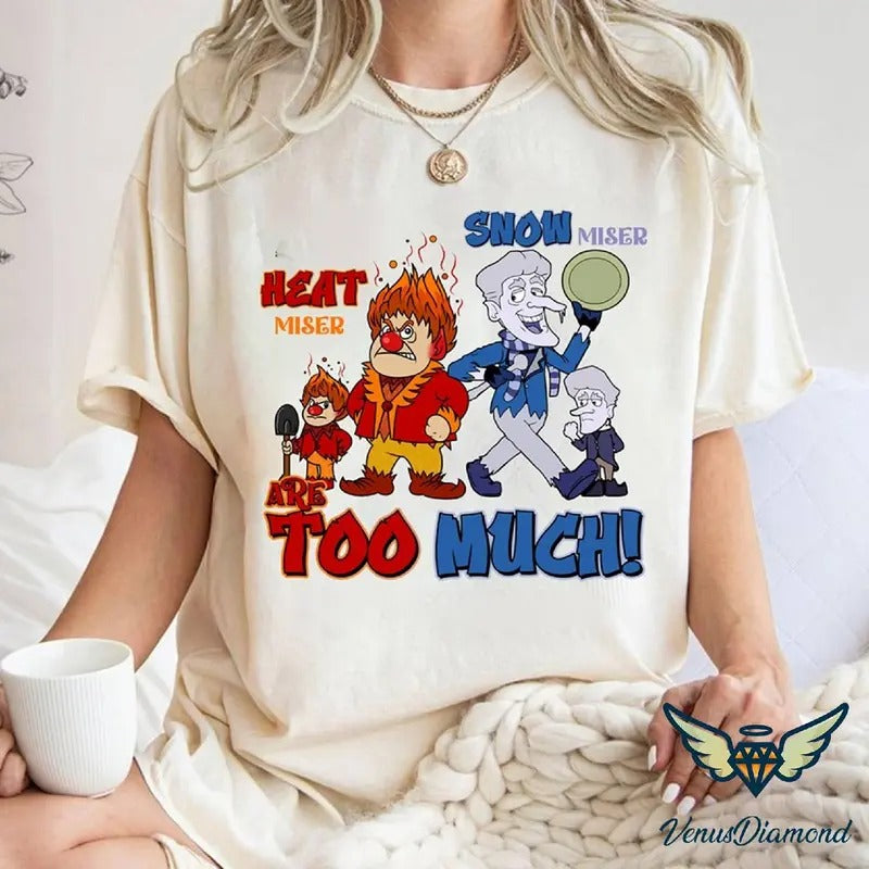 Miser Brothers Heating & Cooling shirt Miser Brothers Christmas shirt Snow Miser, Heat Miser Shirt Miser Brothers Heating And Cooling Shirt