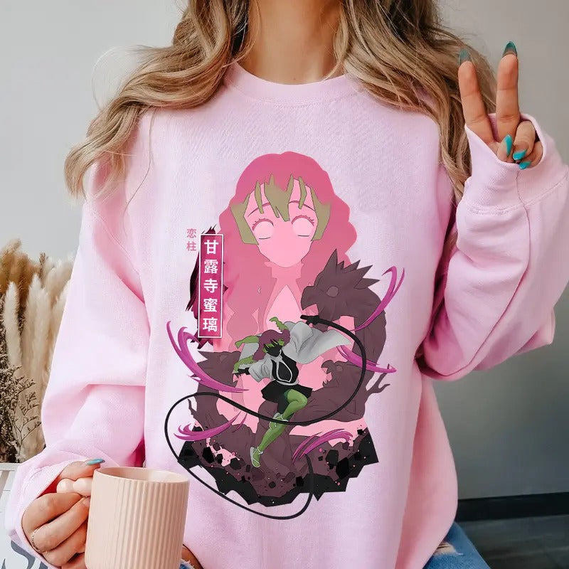 Mistsuri Shirt, Love Hashira Shirt, Demon Slayer t-shirt, Anime sweatshirt hoodie, Anime lover t-shirt