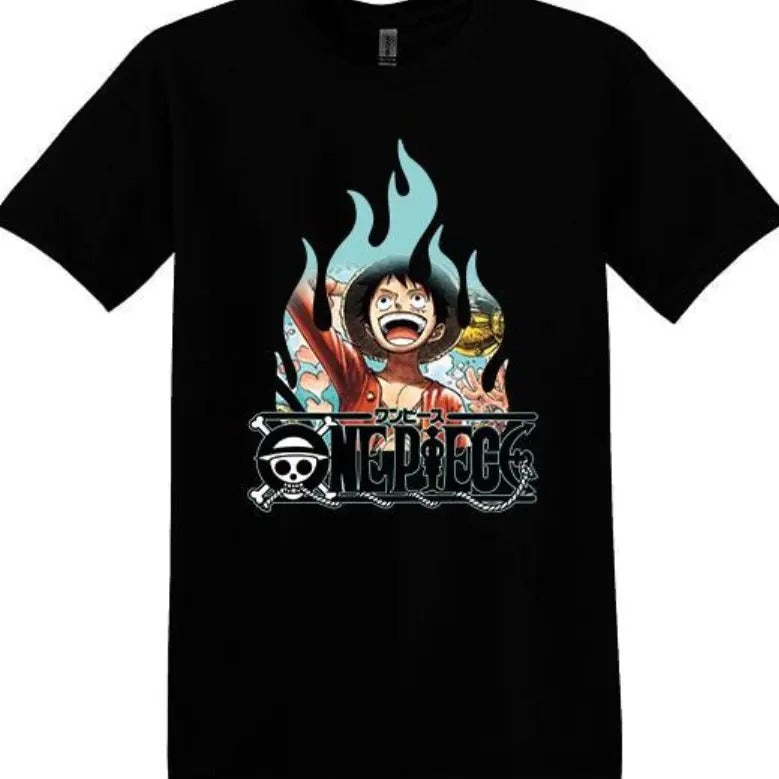 Monkey D Luffy One Piece Pirate Caption Pirate King Anime Manga Unisex T shirt