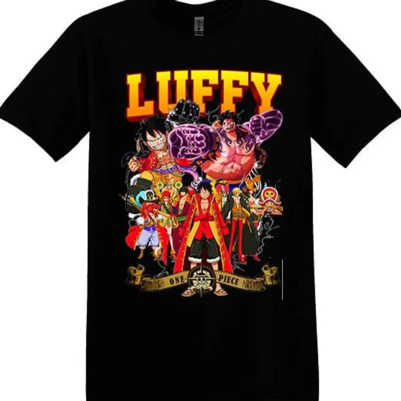 Monkey D Luffy Straw Hat Pirate Luffy Nami Sanji Zoro Usopp Robin One Piece Anime Unisex T shirt