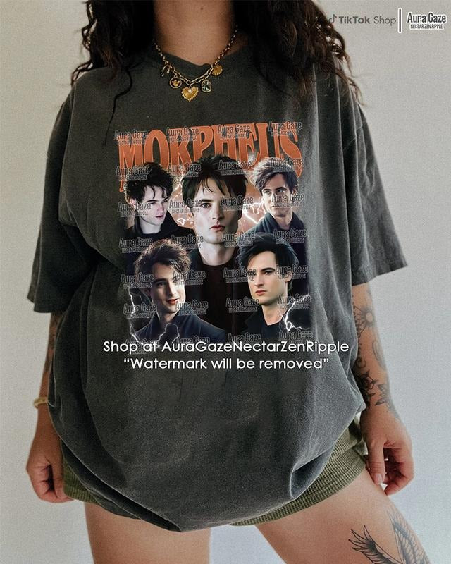 Morpheus (Dream) - The Sandman Comfort Colors Unisex Tshirt, Tom Sturridge Retro Shirt, Fan Merch Celebrity Crush