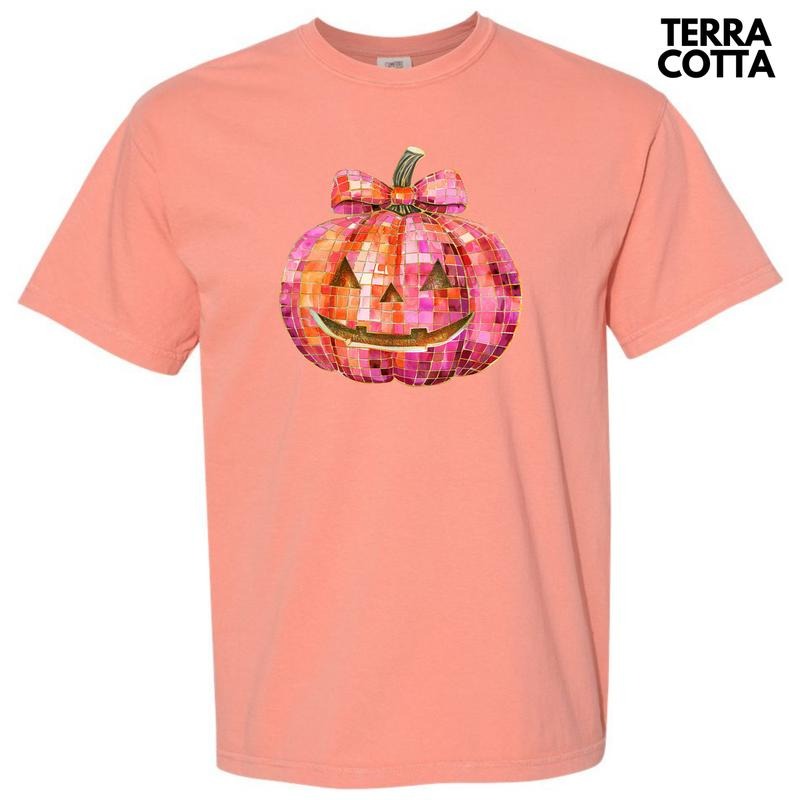 Mosaic Pink Jack O Lantern Comfort Colors T-Shirt 'NLB'