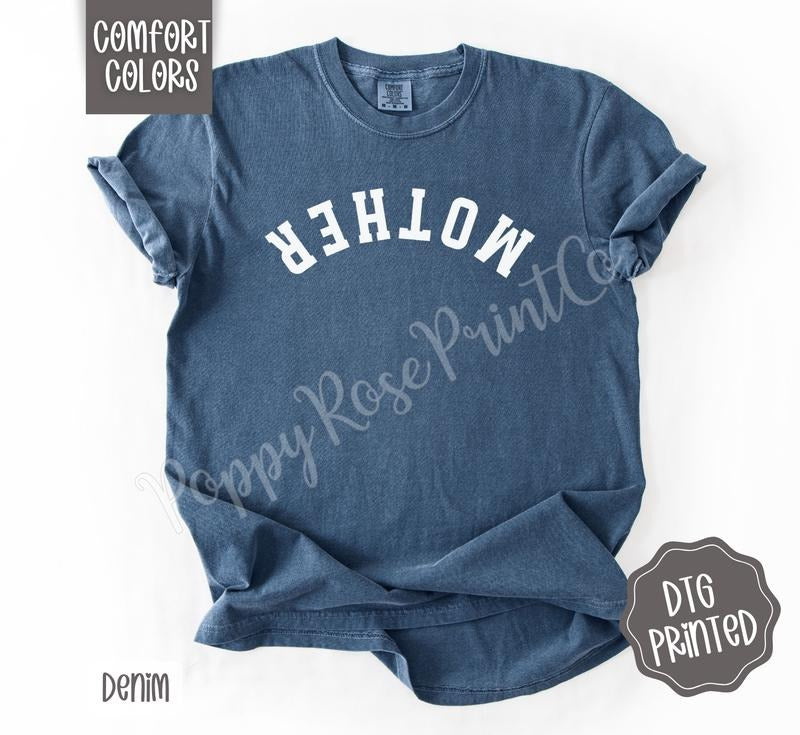 Mother Shirt Comfort Colors, Trendy Graphic Women's Tee, Gift for Her