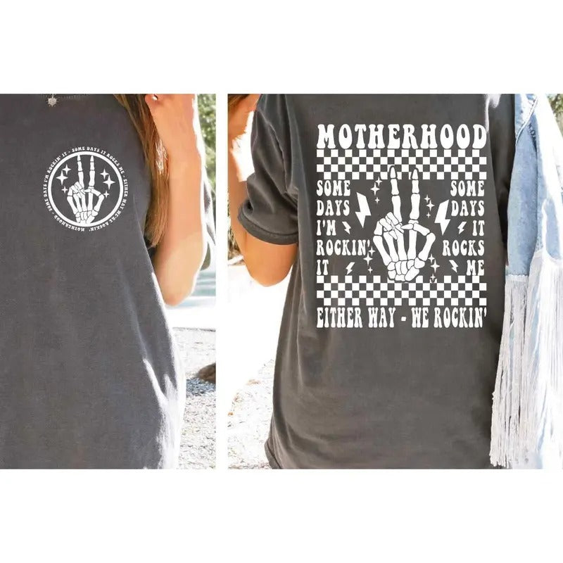 Motherhood Some Days I Rock It Svg Retro Motherhood Sublimation Design Trendy Front And Back Design Funny Motherhood Rock Skeleton Png TK62GNstyle{n002}2