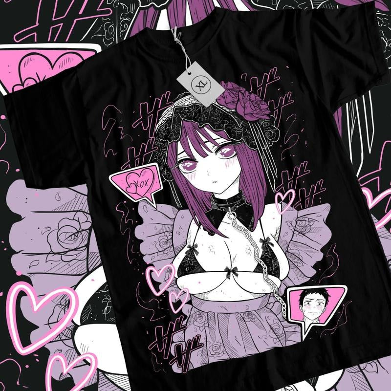 My Dress Up Darling Anime T-Shirt & Sweatshirt, Marin Cosplay Shizuku Kuroe Graphic Tee, Anime Manga Lover Gifts