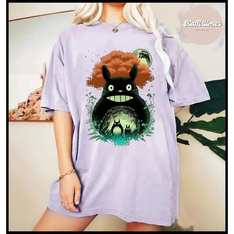 My Neighbor Totoro, Totoro T-Shirt, Studio Ghibli T-Shirt, Ghibli Shirt, Hayao Miyazaki, Studio Ghibli Gift, Cartoon T-Shirt