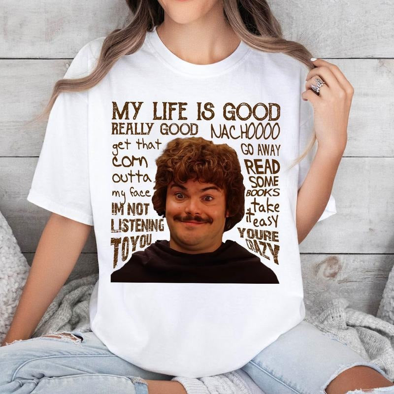 Nacho Libre Vintage Shirt, Nacho Libre Shirt, Movie Quote Shirt Fit Top