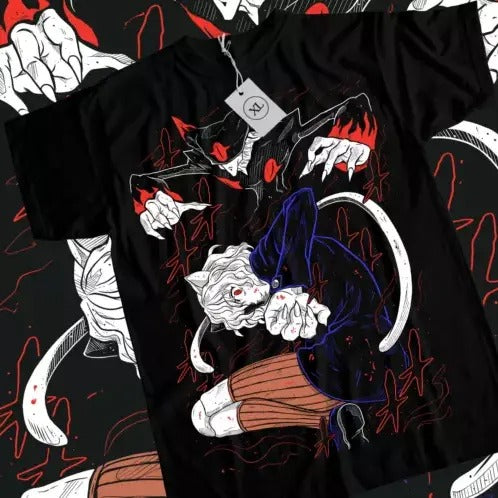Neferpitou T-Shirt Hunter X Hunter Manga Strip HXH Anime Tshirt Tee All Size