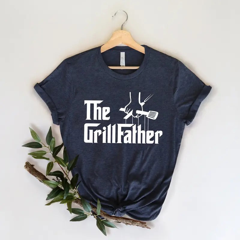 New Dad Shirt, The Grill Father Shirt, Gift For Papa Shirt, Daddy Shirt, Father's Day Shirt, Dad Shirt, Gift For Dad, Classic Unisex T-Shirt, Gifts For Men Him, Short Sleeve Tee Shirt