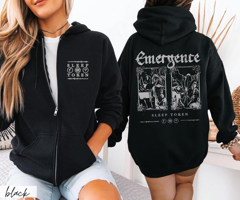 New season Sleep Token Unisex ZIP Hoodie, Gift for fans Womenswear