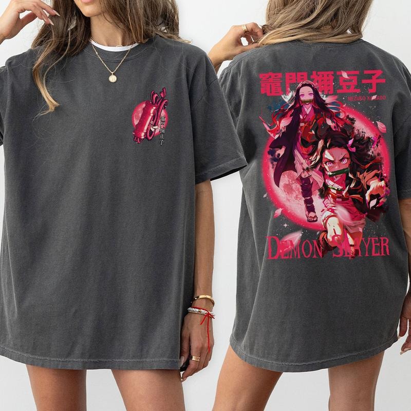 Nezuko Kamado Shirt, Nezuko Sun Breathing Sweatshirt Hoodie, To The Hashira Traing Sweatshirt Hoodie, Kimetsu No Yaiba Merch, Demon Slayer Outfit, Anime lover Gift, Christmas Gift
