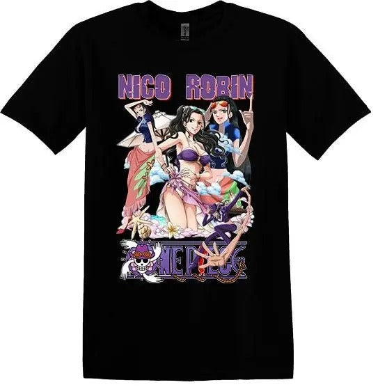 Nico Robin Bloom Bloom Devil Fruit One Piece Anime Unisex T shirt