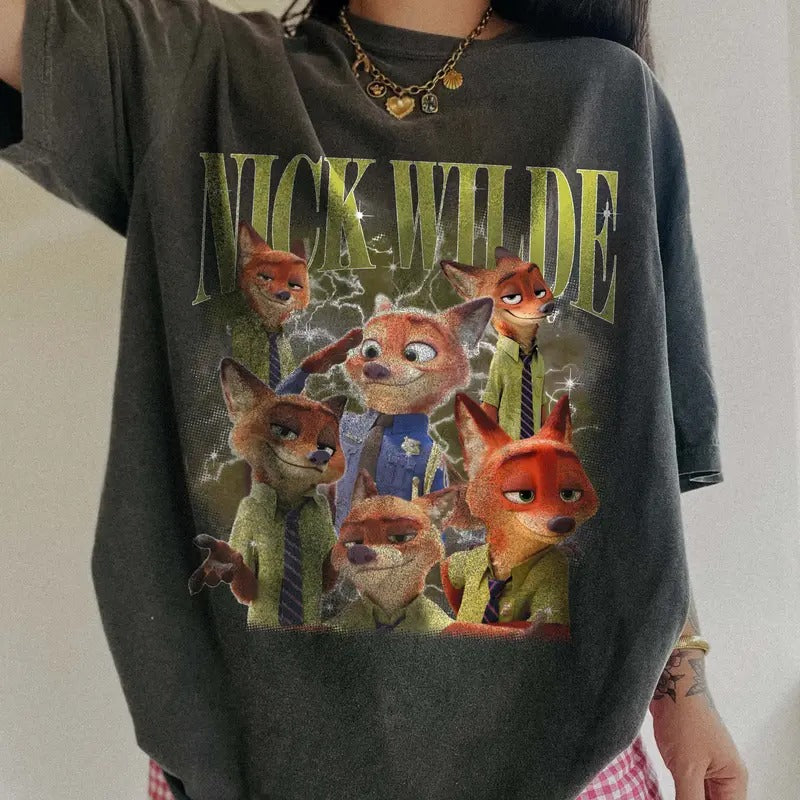 Nik Wil Zoot0pla Comfort Colors Unisex Tshirt For Men- For Women, Y2K 90s Retro Celebrity Crush Movies Bootleg Tshirt, Style Fit Cotton Top