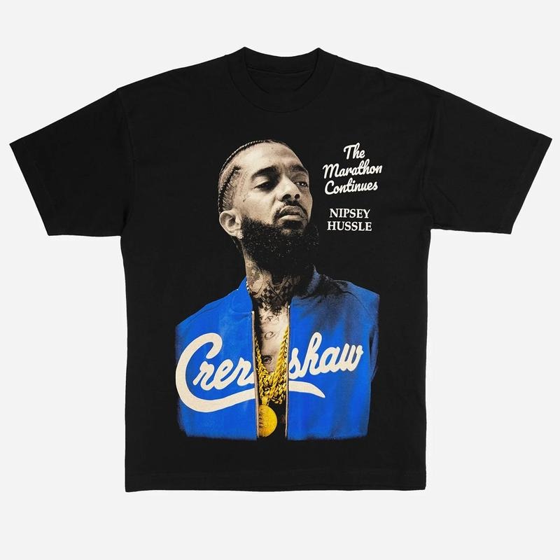 Nipsey Hussle Big Head Graphic T-Shirt Vintage Rapper Graphic Tee Rap Hip Hop Concert Merch Men Women Menswear Topstyle{n002}2