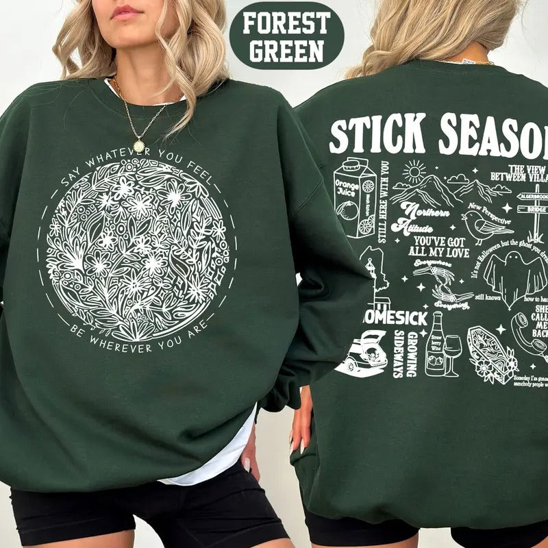 Noah Kahan Stick Season Tour 2024 Sweatshirt, Retro Noah Kahan Tour 2024 Sweatshirt, Noah Kahan Merch You're Gonna Go Far Country Tour Shirt 02