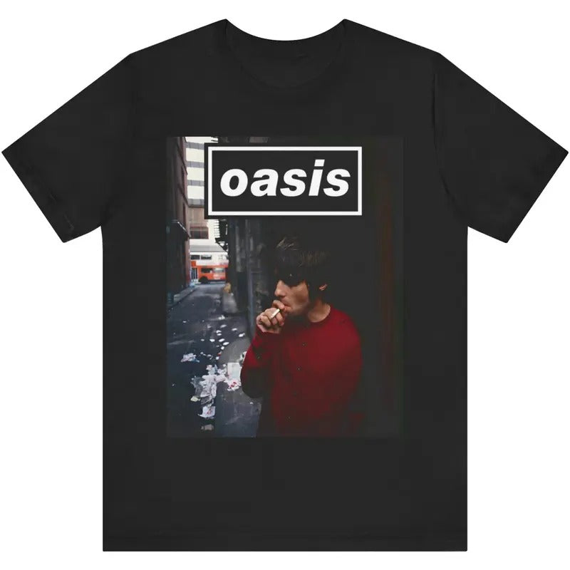 Oasis Shirt, Classic Band Tee, Vintage Oasis Music T-Shirt, Rock Band shirt, Oasis Fans