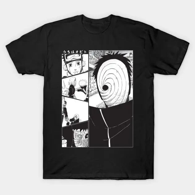 Obito Uchiha T-Shirt, Japanese Anime Tees Unisex Tshirt T-Shirt Tee ALL SIZES