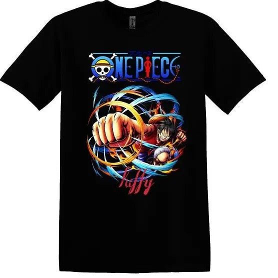 One Piece Luffy Captain Punch Anime Unisex T shirt
