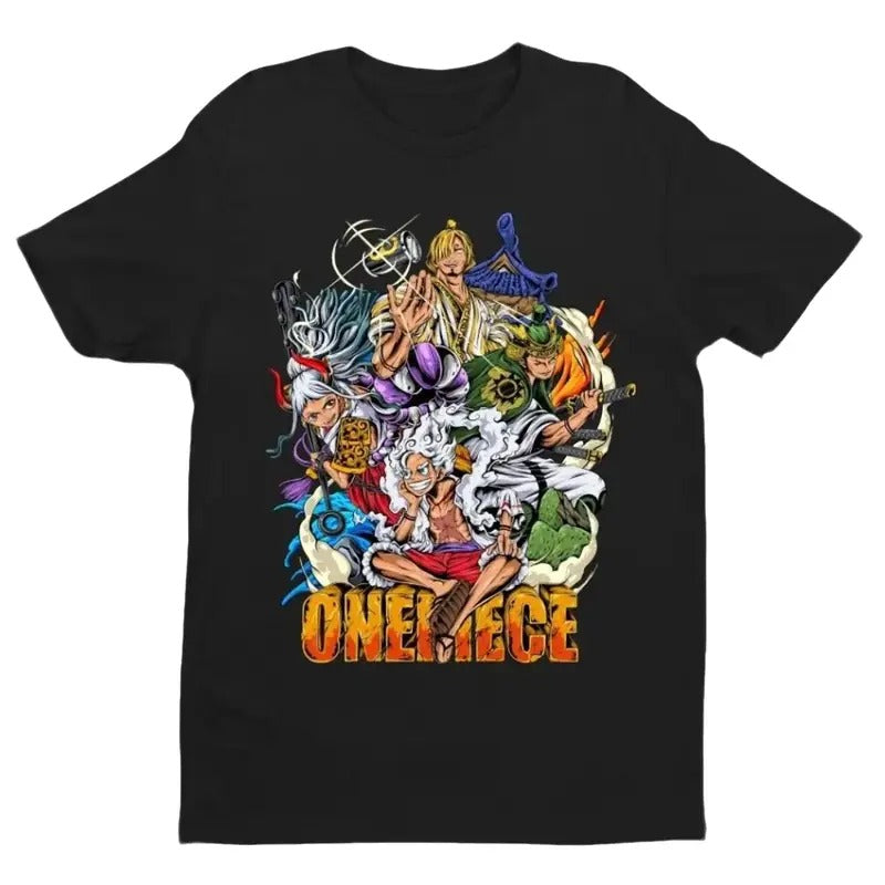 One Piece T-shirts, Straw Hat Crew Wano Arc Classic T-shirt, Team One Piece Tshirt, Anime One Piece Tshirt, Anime Tshirt, Anime Merch, One Piece Merch, Anime Graphic Tee, Gift For Him, Gift For Her, Gift For Fan Menswear Top Underwear Streetwear