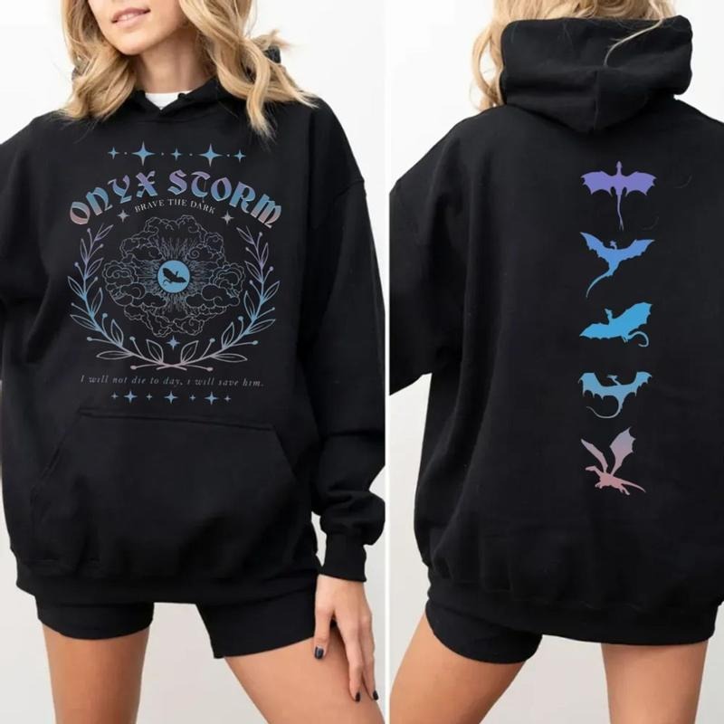 Onyx Storm Shirt, Violet Sorrengail Sweatshirt, Basgiath War College Theme Hoodie, I Will Save Him Quote, Xaden Riorson, Bookish, Unisex Sweater Pullover Tee