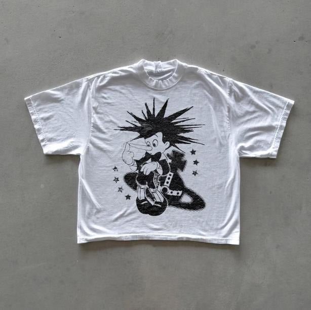 PINOX T-Shirt, Gifts Shirt, Unisex Vintage Graphic Tees Gothic Grunge Y2k Emo Scene Amity Affliction Style Clothes Men Women Streetwear