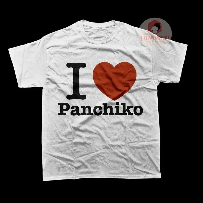 Panchiko Unisex T-Shirt - Indie Music Band Tee - Rock Music Band Merch - I Love Panchiko Shirt For Gift, Gift For Him, Gift For Her, I love Shirt, I heart shirt Personalized