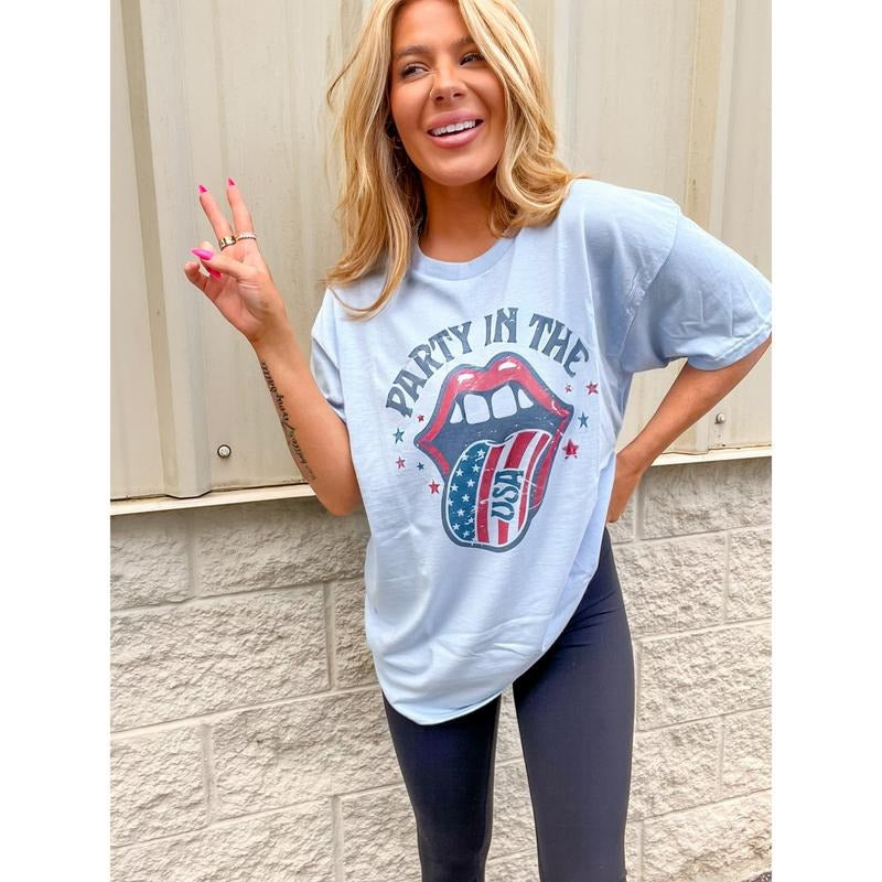Party In The USA Graphic Top