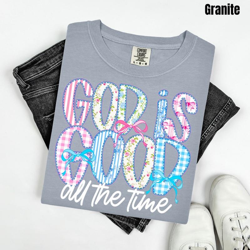Patterns God Is Good Comfort Colors T-Shirt 'NLB'
