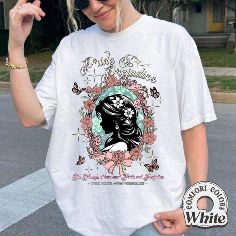 Pemberley Comfort Color T-Shirt, Pride And Prejudice Tee , Literary , Jane Austen Shirt, Est1813 Tee, Book Lover Gifts For Women