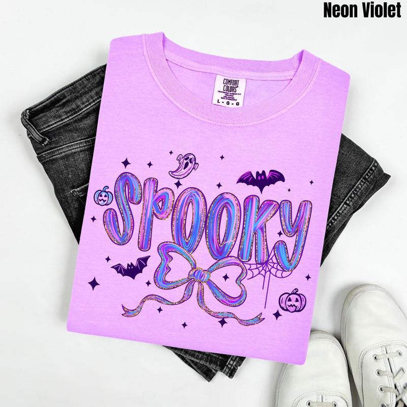 Perfectly Purple Spooky Comfort Colors T-Shirt 'NLB'