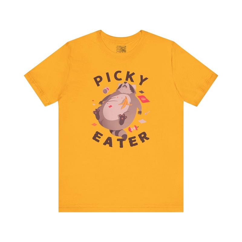 Picky Eater Tee Racoon Lover Shirt Funny Graphic Tee Sarcastic Shirts Animal Lover Tee Funny Animal Shirt