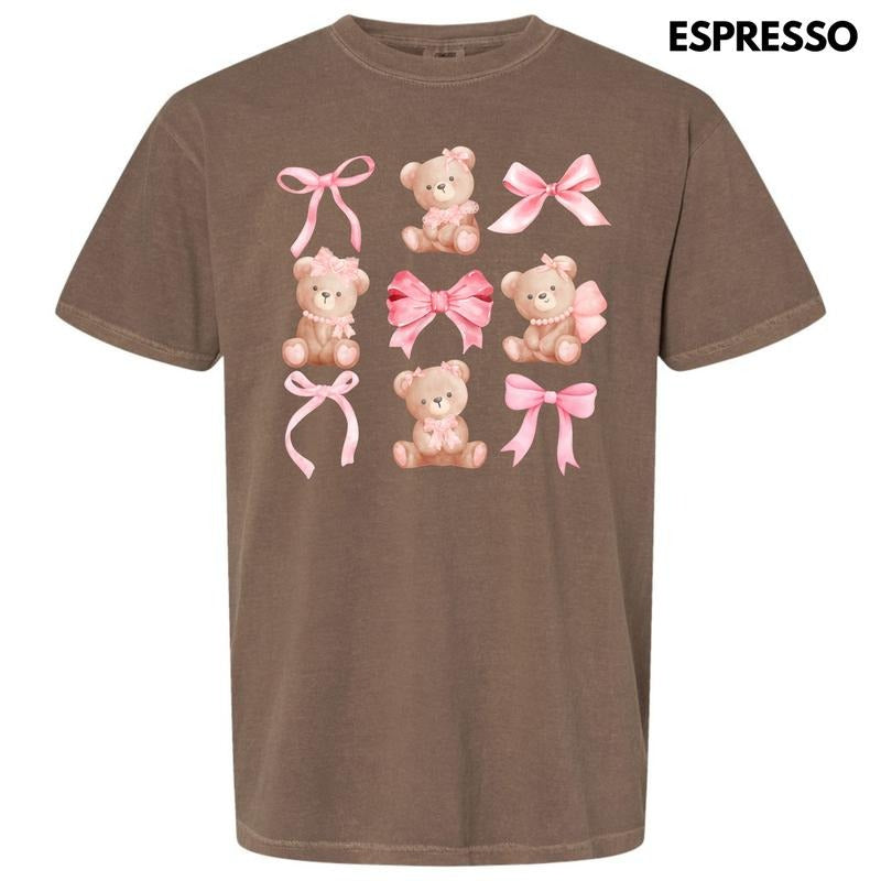 Pink Bear Coquette Collage Comfort Colors T-Shirt 'NLB'