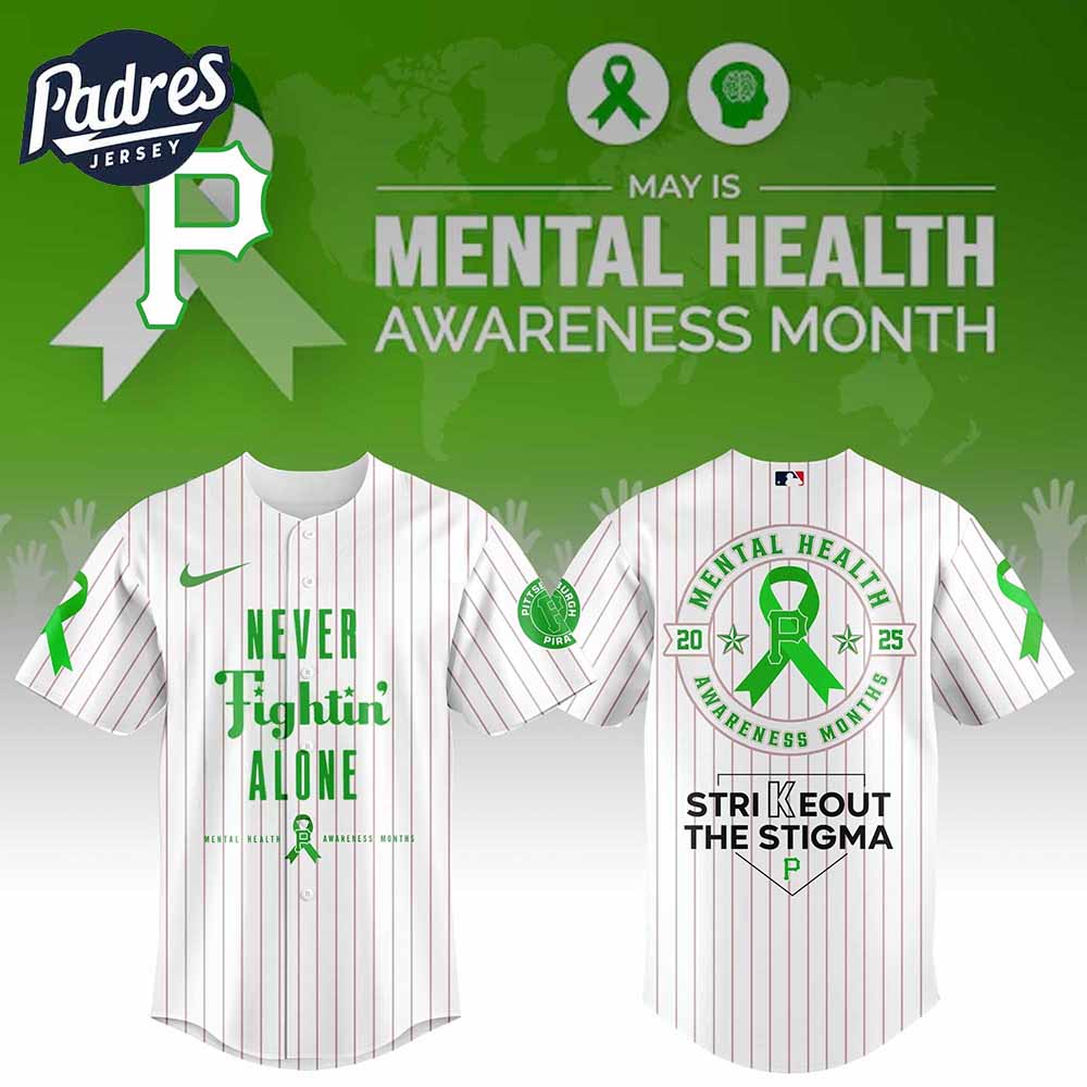 Pittsburgh Pirates MLB x Special Mental Health Awareness Week Baseball Jersey - Padres Jersey Oasis: Elevate Your Baseball Style Game