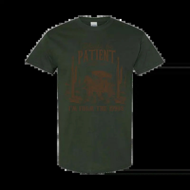 Please Be Patient With Me I'm From The 1900s Shirt, Funny Retro Shirt, 1900s Graphic Tee, Western Graphic Tee, Born In 1900s Birthday Gift, Full Color, Full Size Classic Collar
