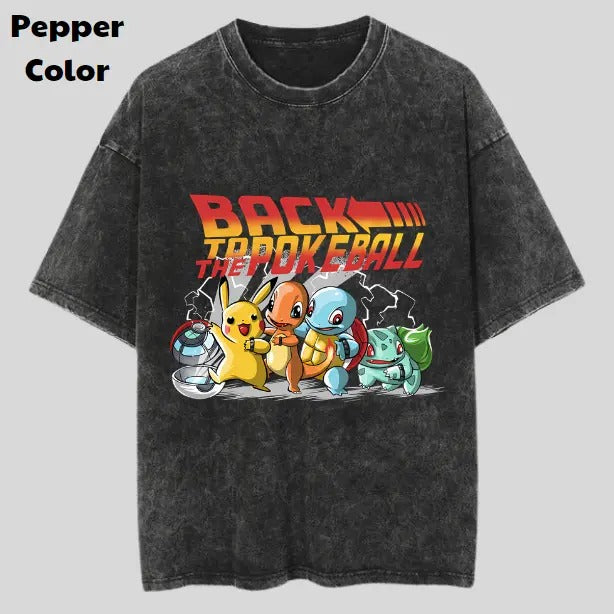 Pokeball Vintage Tee, Team T-Shirt, Pokemon Graphic Tees, Pokemon Shirt, Unisex Anime Shirt, Menswear Womenswear Streetwear