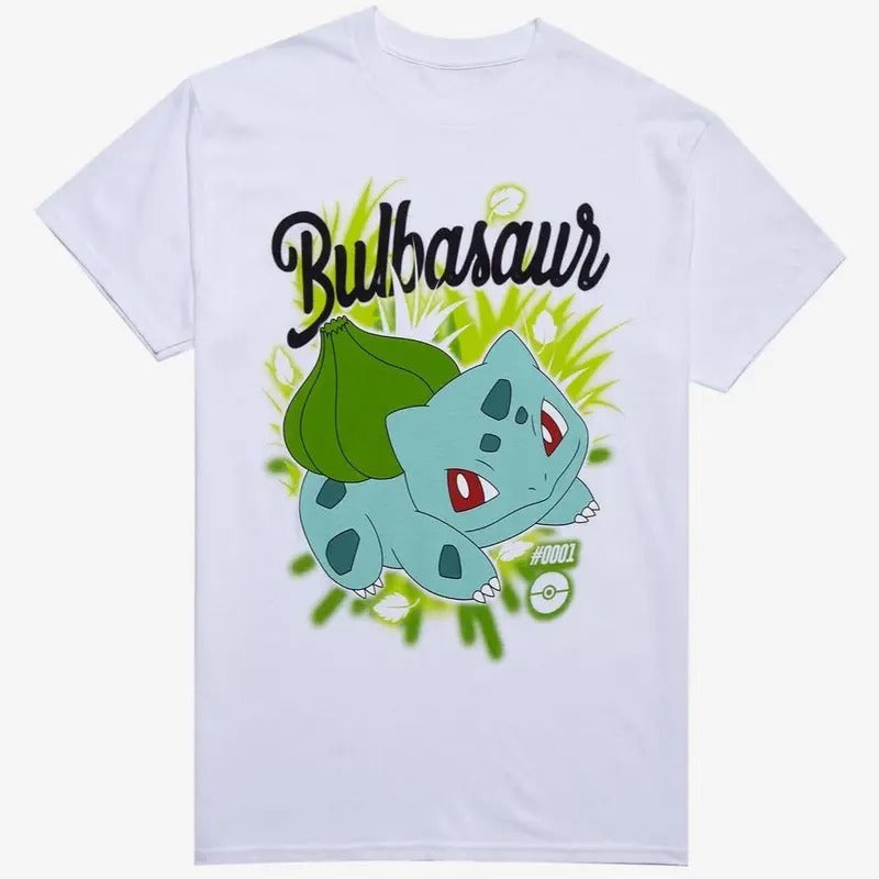 Pokemon Bulbasaur Airbrush T-Shirt Sweatshirt, Hoodie, Comfort Colors