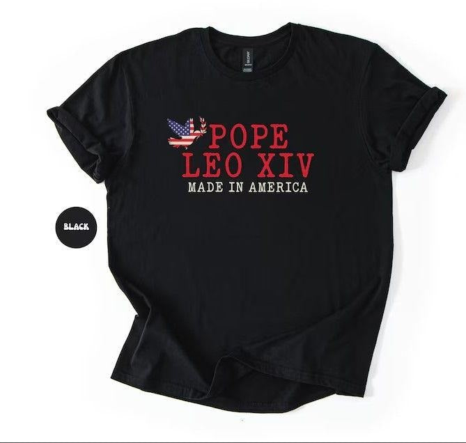 Pope Leo XIV Shirt, First American Pope Tee, Robert Prevost T-Shirt