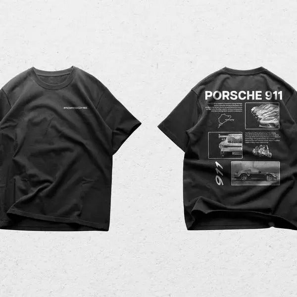 Porsche 911 Heritage Streetwear T-Shirt, Elevate Your Style with Comfort and Legendary Design Casual Cotton good shirts