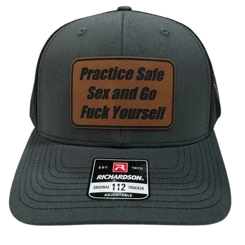 Practice Safe and GFY! Stylish and Affordable American Made Hat!