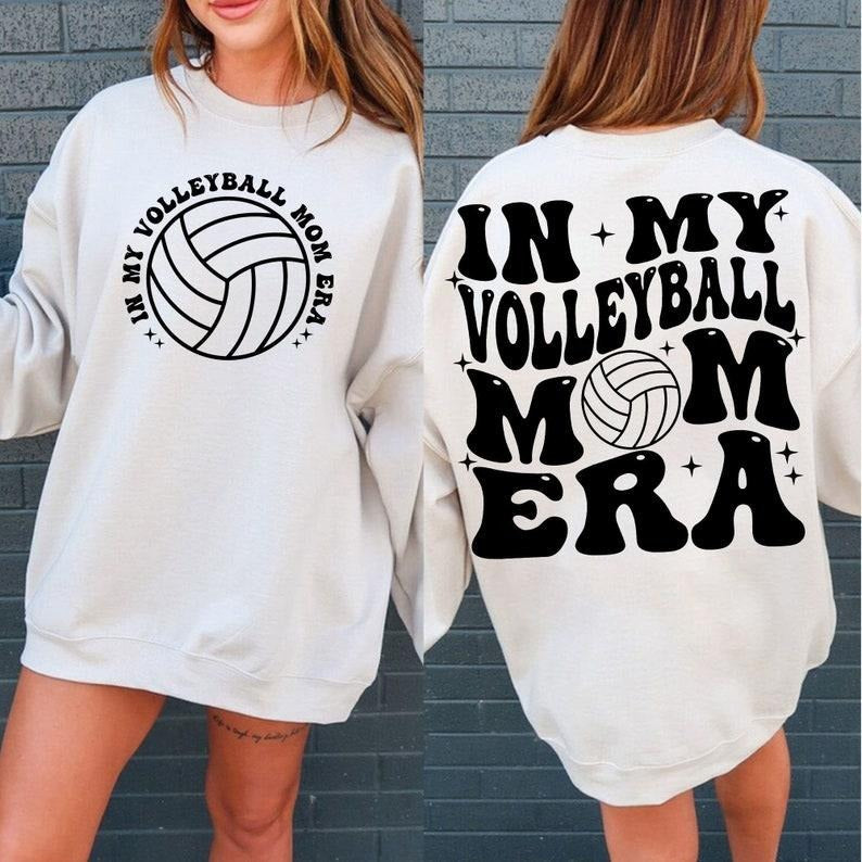 Premium In My Volleyball Mom Era , Volleyball Mom,Funny Mom Shirt , Volleyball Lover Shirt