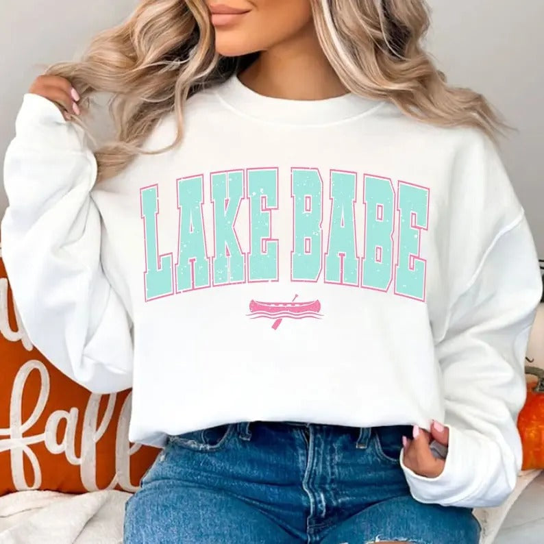 Premium Lake Babe , Lake , Retro Summer , Summer Shirt , Summer , Summer sweatshirt