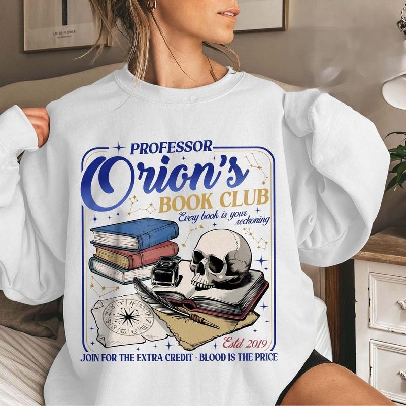 Professor Orion's Book Club Shirt, Zodiac Academy Shirt, Zodiac Academy Merch, Gift for Book Lover, Fantasy Reader, Bookish Gift J8DY6