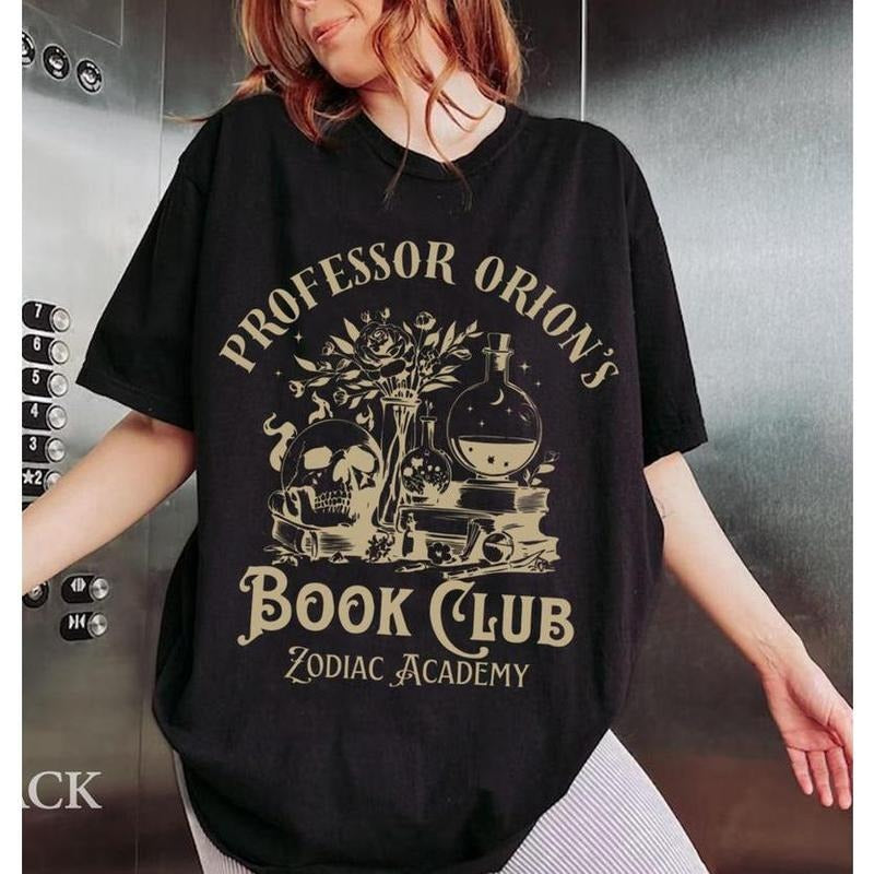 Professor Orion's Book Club Shirt, Zodiac Academy Sweatshirt, Gift For Book Lover, Zodiac Academy The Inner Circle Shirt, Fantasy Reader