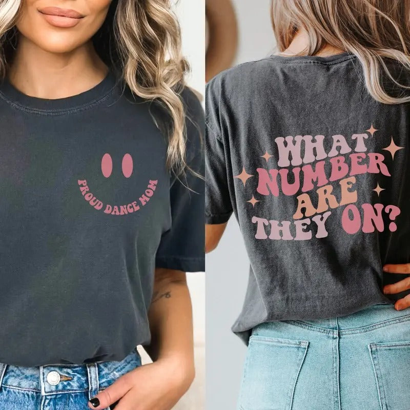 Proud Dance Mom Shirt Retro Dance Mom Tshirt Cute Dance Team Mom Shirt Dance Competition Mom Shirt Gift Dancer Mom Tee Shirt