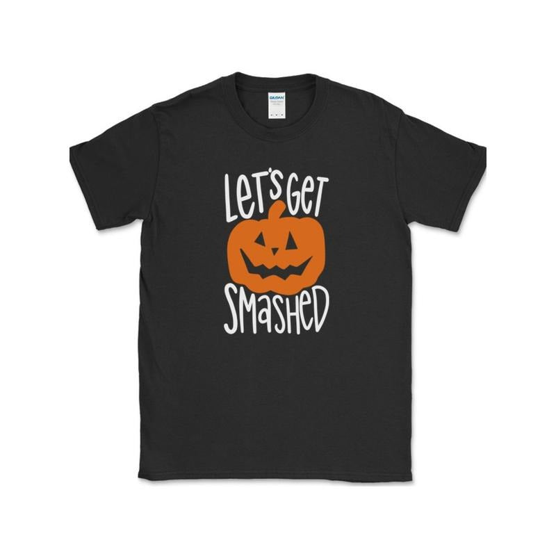 Pumpkin humorous letter pattern Trend Frontline Personalized Flat Print Men's T-shirt 100% cotton Comfort summer cool leisure sports preferred Made in USA