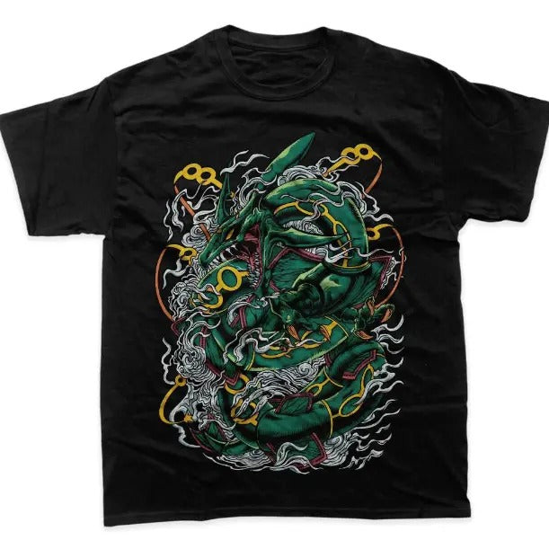 Rayquaza Shirt, Pokemon Shirt, Anime Shirt, graphic T-Shirt, Y2k, Unisex T-Shirt, Gift For Men Women Womenswear Menswear Top Streetwear