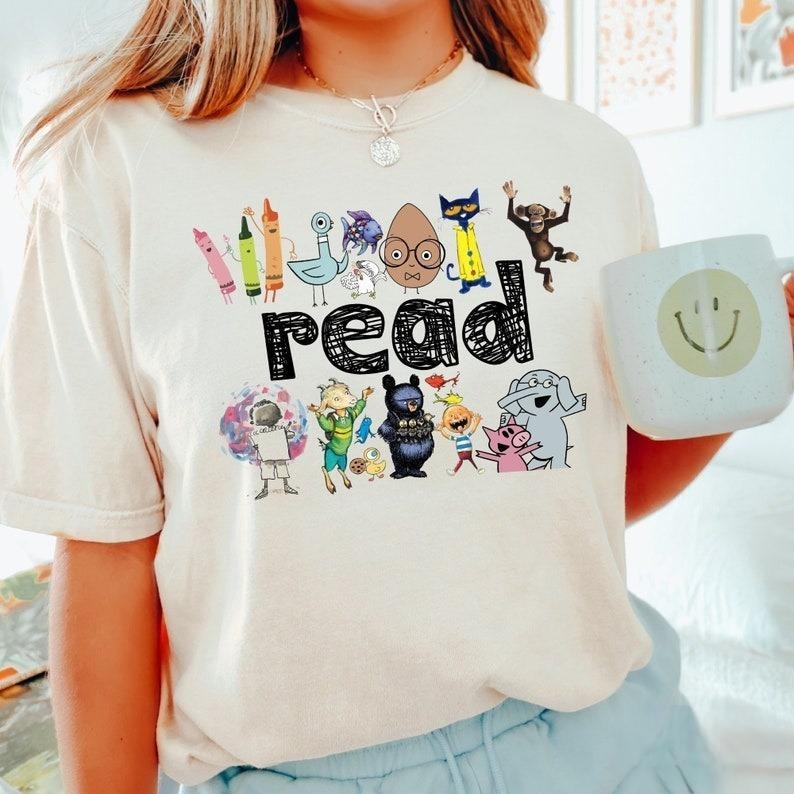 Read Children Books Shirt, Teacher Read Shirt, Kindergarten Gift Shirt