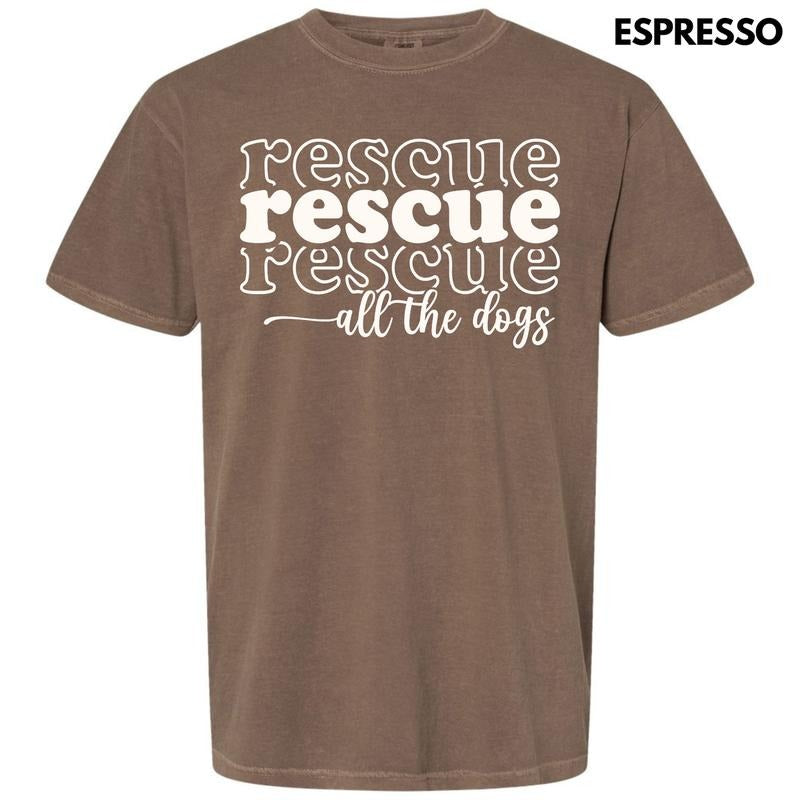 Rescue All Dogs Comfort Colors T-Shirt 'NLB'