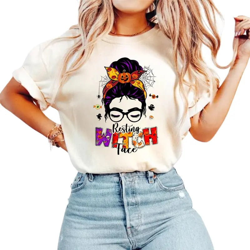 Resting Face shirt, Resting Witch Face shirt,pumpkin shirt, Resting Face Halloween shirt, Retro Halloween shirt, Thanksgiving shirt, Pumpkin Season shirt